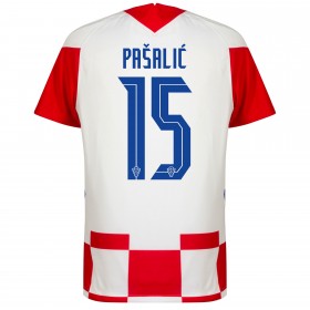 Hrvatska Mario Pasalic 15 Domaći Nogometni Dresovi EURO 2020